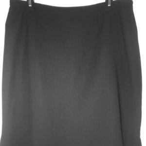 Women’s 16 Black Lined dressy Party Skirt Chic